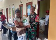 Dukung Program Pemerintah, Babinsa Kodim 0822 Dampingi Penyaluran Ba- Ngan