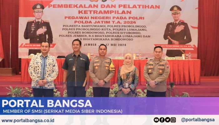 Polda Jatim Gelar Pembekalan dan Pelatihan Ketrampilan Pegawai Negeri di Polres Jember