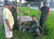 Pastikan Mengalir Dengan Lancar, Babinsa Koramil 0822/01 Kota Lakukan Pengecekan Sumur Bor
