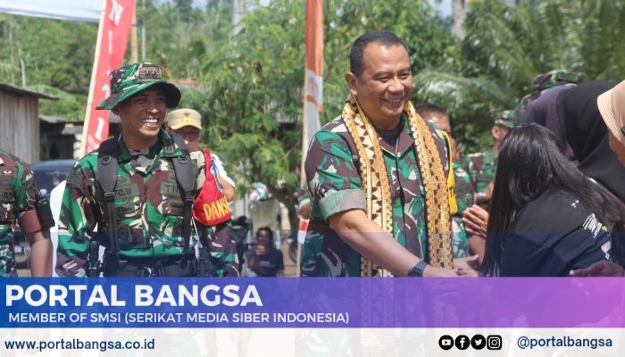 Kunjungan Tim Wasev Kodam II Sriwijaya ke Kodim 0422/LB Dalam Giat TMMD