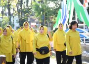 Persit Kodim 0822 Gelar Jalan Sehat Dan Senam Bersama