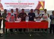 Kejaksaan Negeri Musnahkan Barang Bukti dari 13 Perkara, Begini Kata Kajari Bondowoso