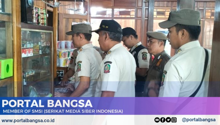 Gempur Rokok Ilegal, Satpol PP Bondowoso Gandeng Sat Pol PP Banyuwangi