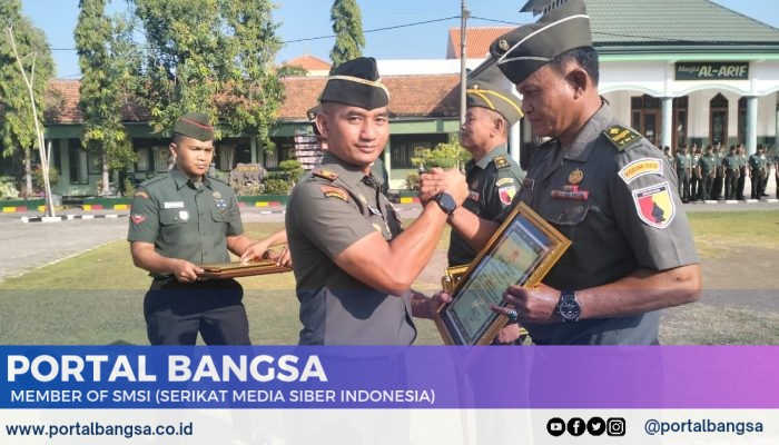 Dandim 0812/Lamongan Beri Apresiasi Sebagai Wujud Penghargaan