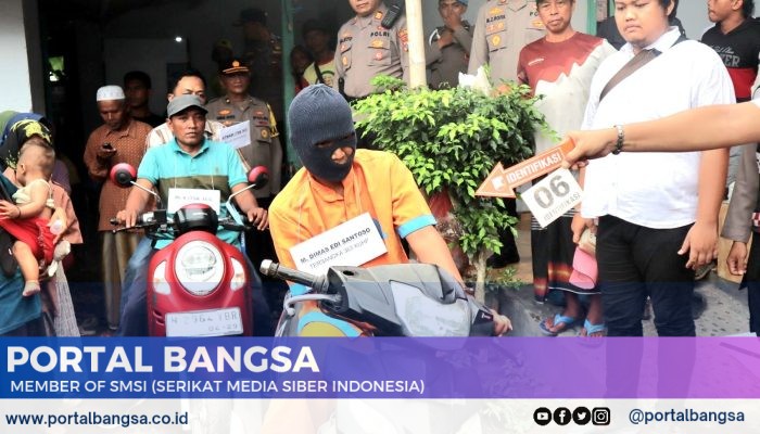 Polisi Kembali Ringkus Residivis Curanmor, Modus Congkel Jendela Rumah