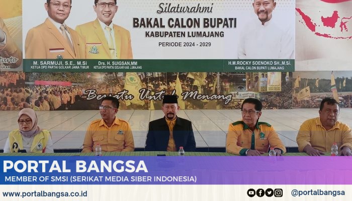 Bacabup Lumajang H.M Rocky Soenoko Bersilaturahmi ke Kantor Partai Golkar
