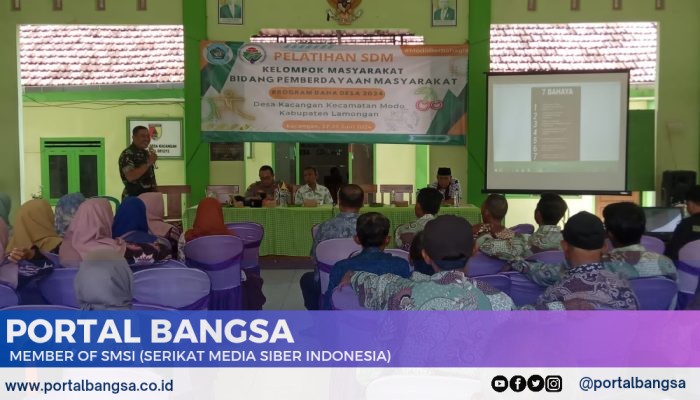 Tekankan Bahaya Judi Online, Begini Himbauan Danramil 0812/12 Modo