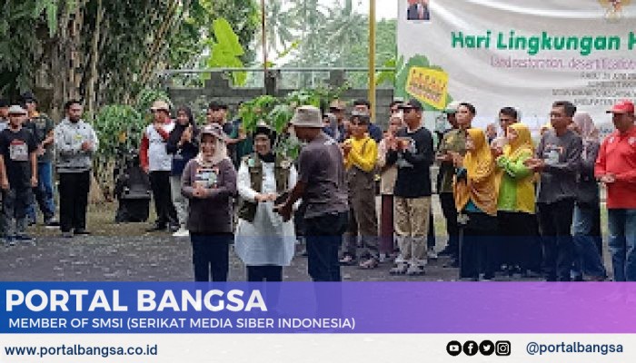 Peringatan Hari Lingkungan Hidup Sedunia 2024 di Lumajang Berlangsung Meriah, Berbagai Pihak Dilibatkan