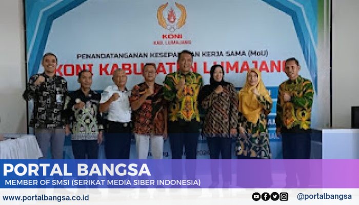 Dukung Karir Atlet Atlet Cabor Lumajang, KONI Adakan MOu Dengan Berbagai Lembaga
