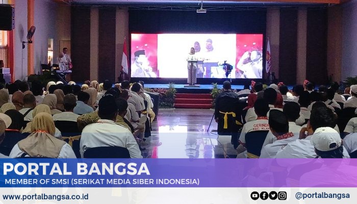 DPC Partai Gerindra Kabupaten Lumajang Siap Dukung Bunda Indah menjadi Bupati Lumajang periode 2024-2029