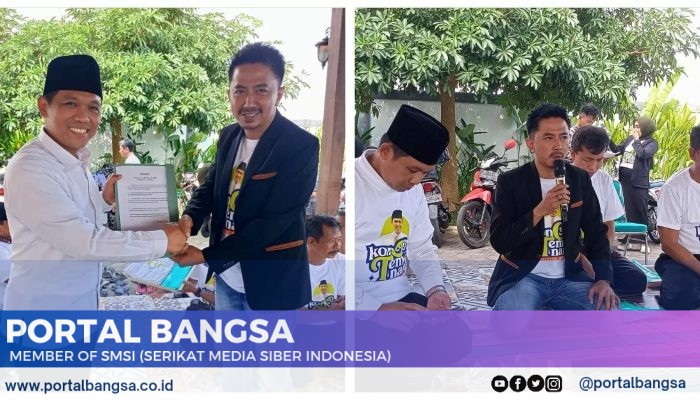 Dukungan Cak Thoriq Sebagai Bupati Lumajang Terus Mengalir, Kini Giliran Konco Temenan Deklarasi