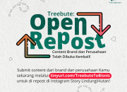 Treebute: Solusi Promosi Produk UMKM, Brand, dan Perusahaan di Instagram LindungiHutan
