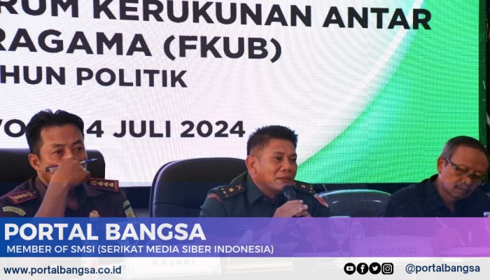 Kasdim 0822/Bondowoso Hadiri Rakor Koordinasi Pengawasan Aliran Kepercayaan (Pakem)