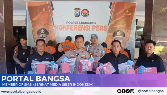 Polres Lumajang Bekuk Lima Pengedar Narkoba, Dua Diantaranya Residivis