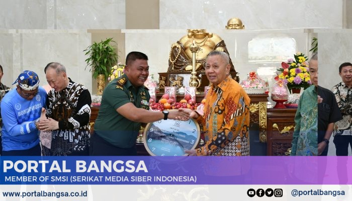 Danramil 0822/01 Kota Hadiri Peresmian Gedung Baru Vihara Ariya Maitreya