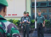 Dandim 0822 Bondowoso Pimpin Upacara Bendera Bulanan Sekaligus Membacakan Amanat Panglima TNI