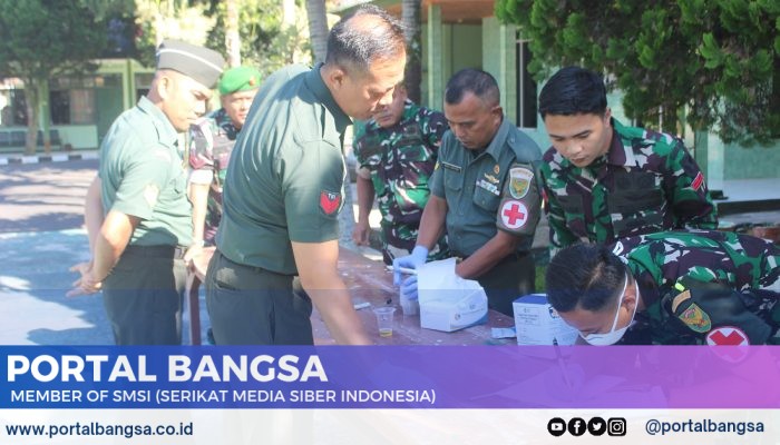 Kodim 0422/LB Gelar Tes Urine, Begini Kata Letkol Inf Rinto Wijaya