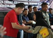 CV. Trisno Adi Berbagi Ratusan Sembako, Dandenpom NTB Beri Apresiasi