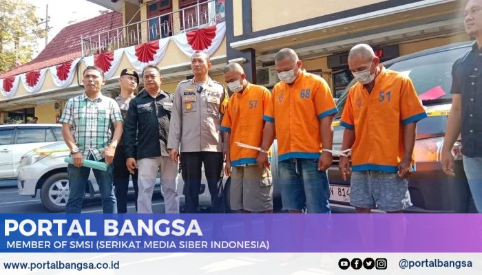 Polres Lumajang Berhasil Meringkus 3 Pelaku Pencuri Mobil