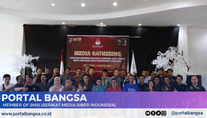 Gelar Media Gathering, KPU Bondowoso Harapkan Bisa Berkolaborasi Menghadapi Pilkada Tahun 2024