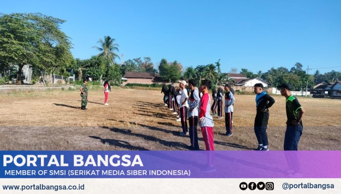 Jelang HUT RI Ke-79, Babinsa Koramil 0822/02 Curahdami Seleksi Latih Paskibraka Tingkat Kecamatan