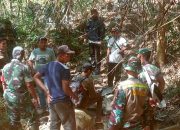 Pasiter Kodim 0822/Bondowoso Dampingi Survei Mata Air di Curah Bangka, Antisipasi Darurat Pangan Nasional