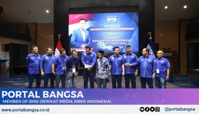 Rekomendasi Pertama  Dari Partai Demokrat Untuk Bambang Soekwanto dan Gus Bakir