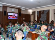 Jajaran Prajurit Kodim 0822 Bondowoso Nobar Live Streaming Wawancara KASAD