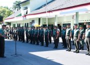 Selesai Apel Pagi, Kodim 0822 Bondowoso Lakukan Apel Pengecekan Rambut Babinsa