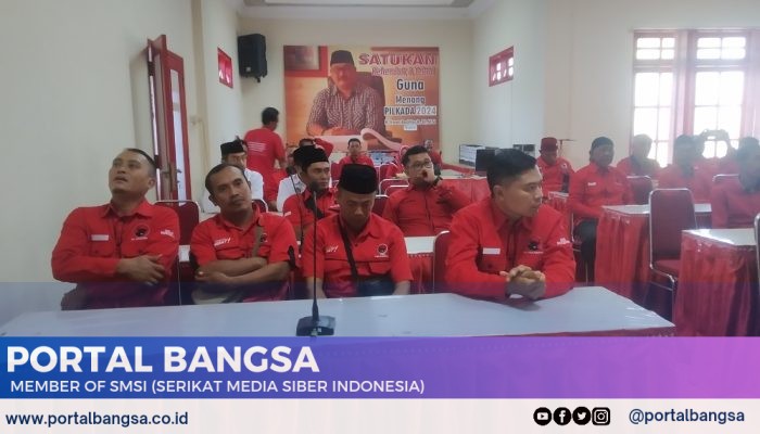 Sosialisasi Rekomendasi Cabup dan Cawabup oleh DPC PDI Perjuangan Bondowoso