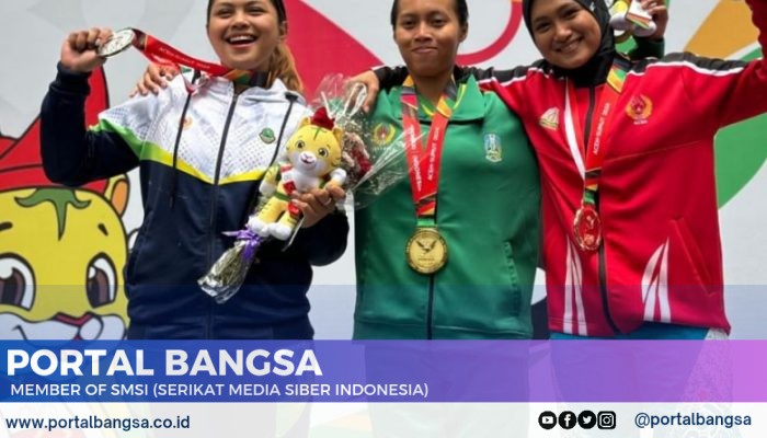 Lagi Atlit Balap Sepeda Raih Medali Emas