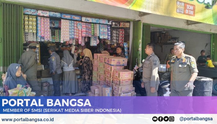 Satpol PP Bondowoso Melakukan Operasi Peredaran Rokok Ilegal