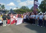 Jalan Sehat Bersama KPU Kabupaten Tasikmalaya Dalam Rangka Sosialisasi Pilkada Gembira