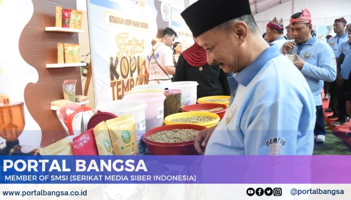 Bupati Karna SuswandiBuka Festival Kopi dan Tembakau 2024