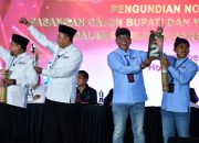 Penetapan Nomor Urut Pilkada Th.2024 ; Rahmad No. 1 dan Bagus No. 2