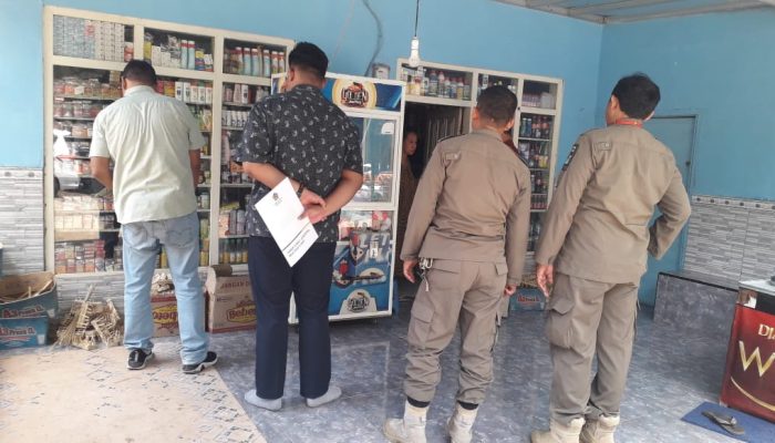 Operasi Gabungan Sat Pol PP Membuahkan Hasil, Sejumlah Rokok Ilegal di Amankan