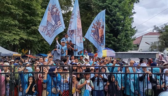 Paslon Bagus Dihantar Ribuan Massa, Ketua Tim Pemenangan Pinta Tetap Jaga Ketertiban
