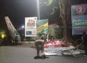 Penurunan APK oleh KPU dan Bawaslu Bondowoso, Masuk Masa Tenang