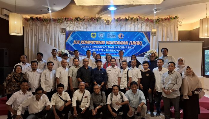 SMSI Gandeng Diskominfo Bondowoso, 21 Wartawan Lulus Kompetensi