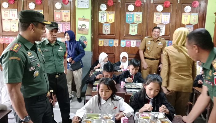 Wujudkan Generasi Emas, Kodim 0822 Bondowoso Gelar Launching MBG SPPG