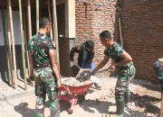 Akhir Pekan, Satgas TMMD Tetap Semangat