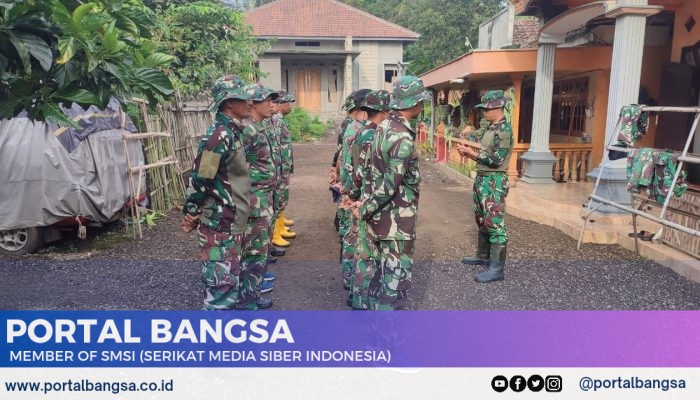 Terapkan Disiplin, Satgas TMMD Wajib Apel Pagi