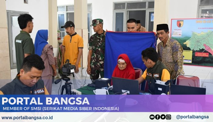 Kolaborasi Kodim 0822 Bondowoso dan Dispenduk, Warga Antusias