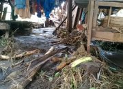 Banjir Bandang Susulan Terjadi di Wonoboyo Bondowoso, Tiga Rumah Hanyut Sekaligus
