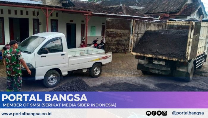 Wujud Sinergi, Pastikan Distribusi Material TMMD Lancar