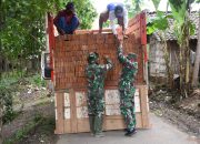 Beri Inspirasi, Satgas TMMD Langsir Estafet Pindahkan Material