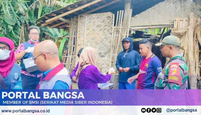 Pengobatan Massal Ternak Bersama Satgas TNI dan Dinas Peternakan