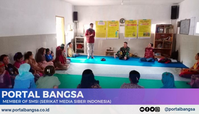 Sosialisasai Satgas TMMD, Genjot Giat Non Fisik