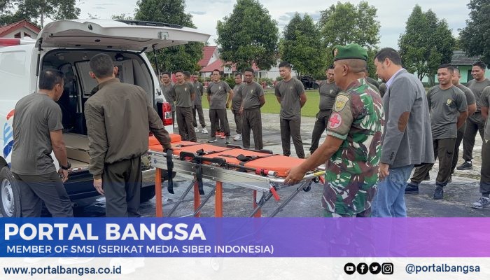 Terima Unit Ambulan, Kodim 0422 Lampung Barat Optimalkan Pelayanan,