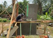 Pembangunan Pos Kamling TMMD ke-124 di Pesisir Barat Capai 33%, Sinergi TNI dan Warga Makin Solid